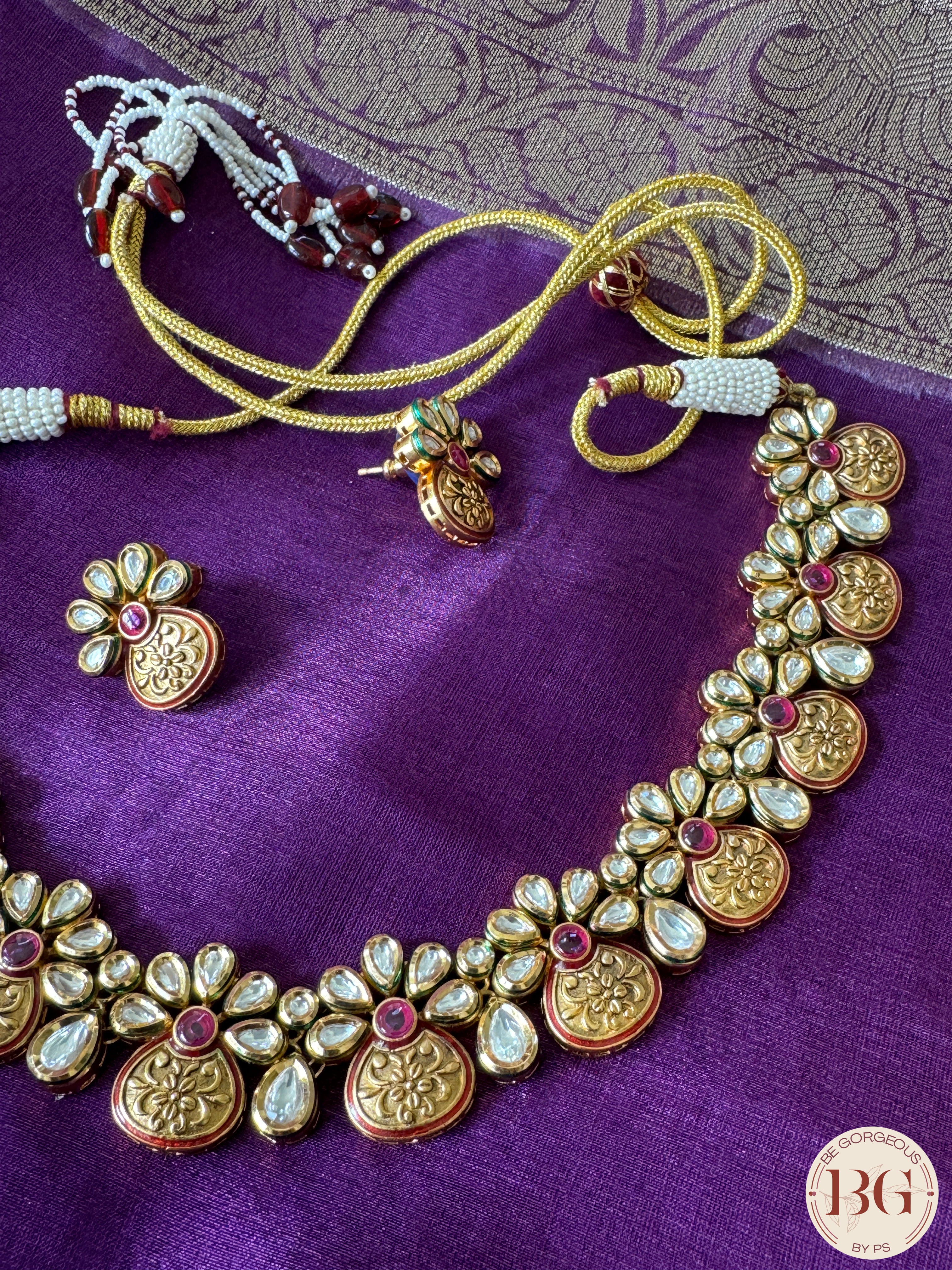 Amrapali inspired kundan necklace set