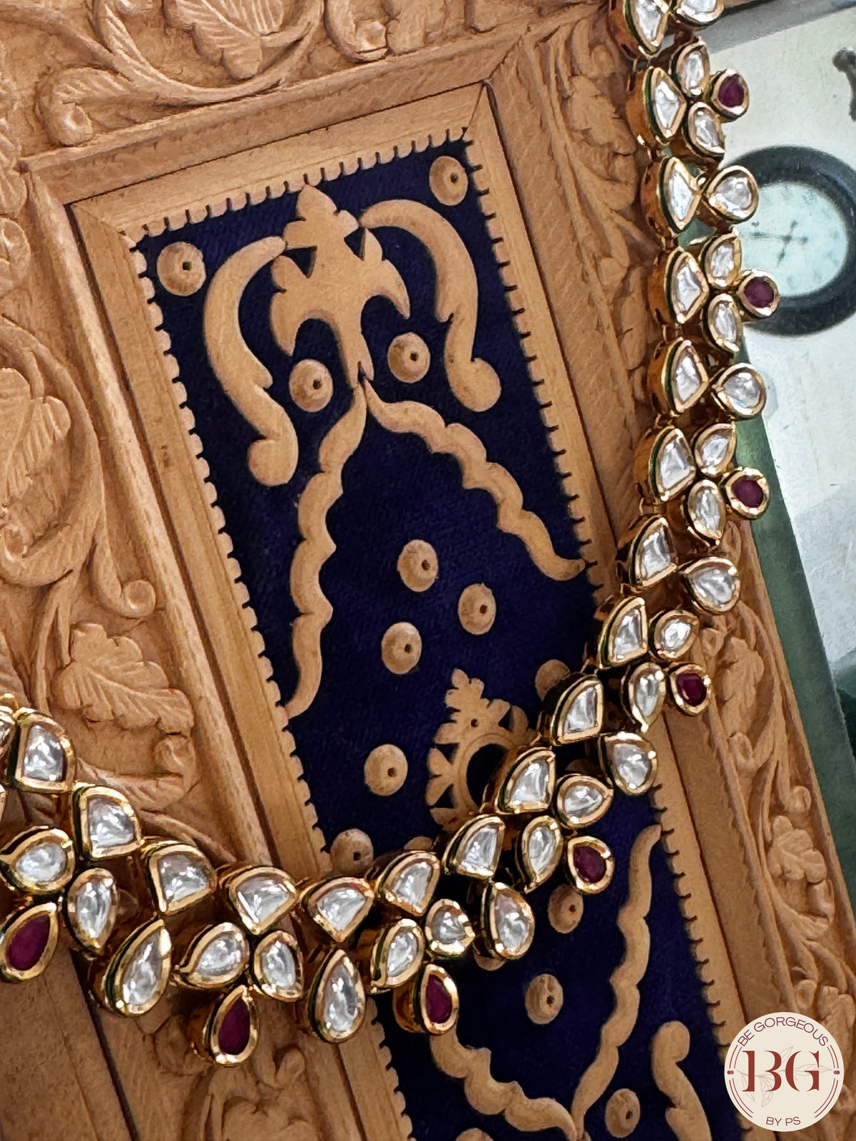 Amrapali inspired kundan necklace set