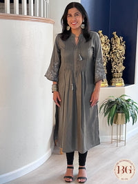 Kurti in Grey Color