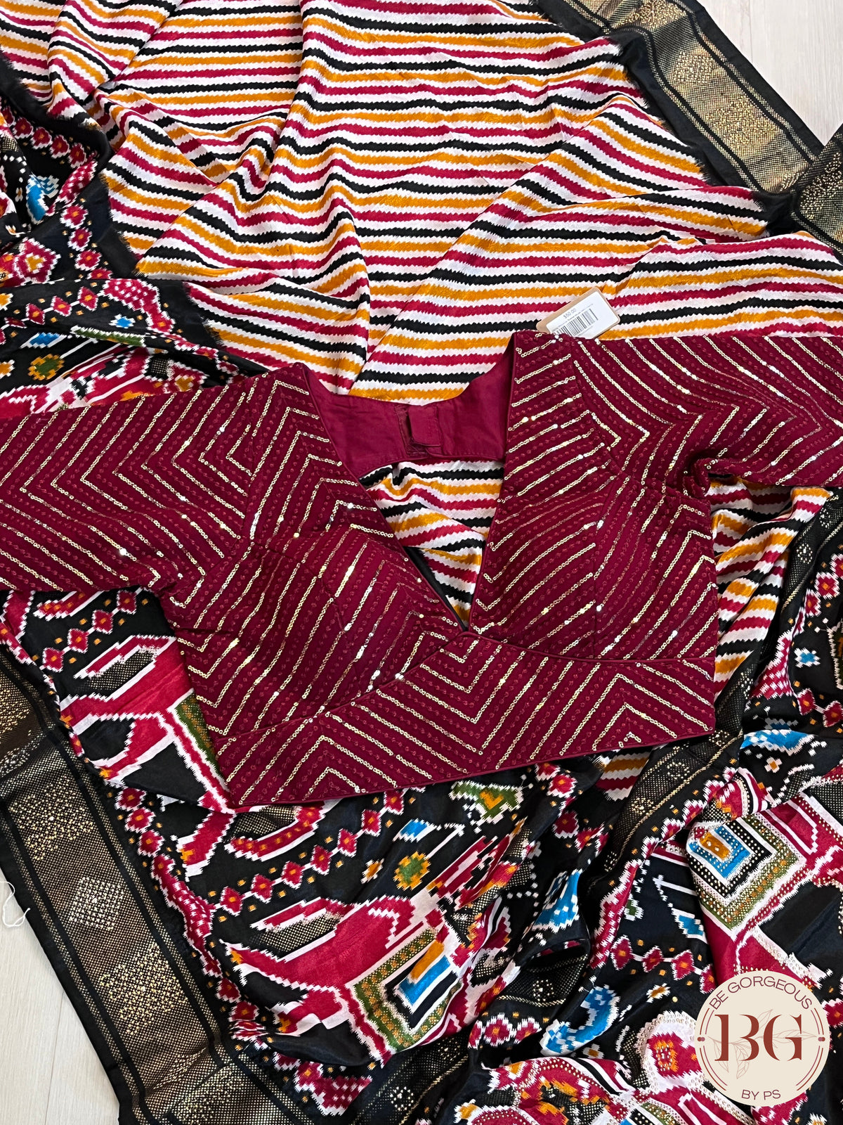 Soft silk patola printed saree - All over design saree color - pink
