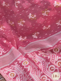 Jamdani soft muslin - pink