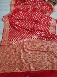 Khaddi georgette banarasi saree