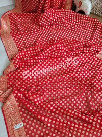 Khaddi georgette banarasi saree