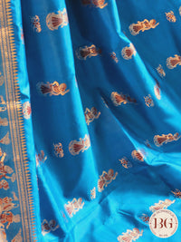 Pure Silk Baluchari Blue
