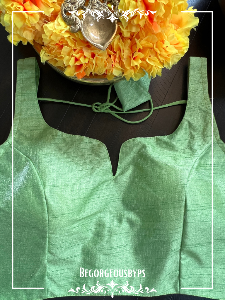 Plain Solid Color Sleeveless blouse color - lime green