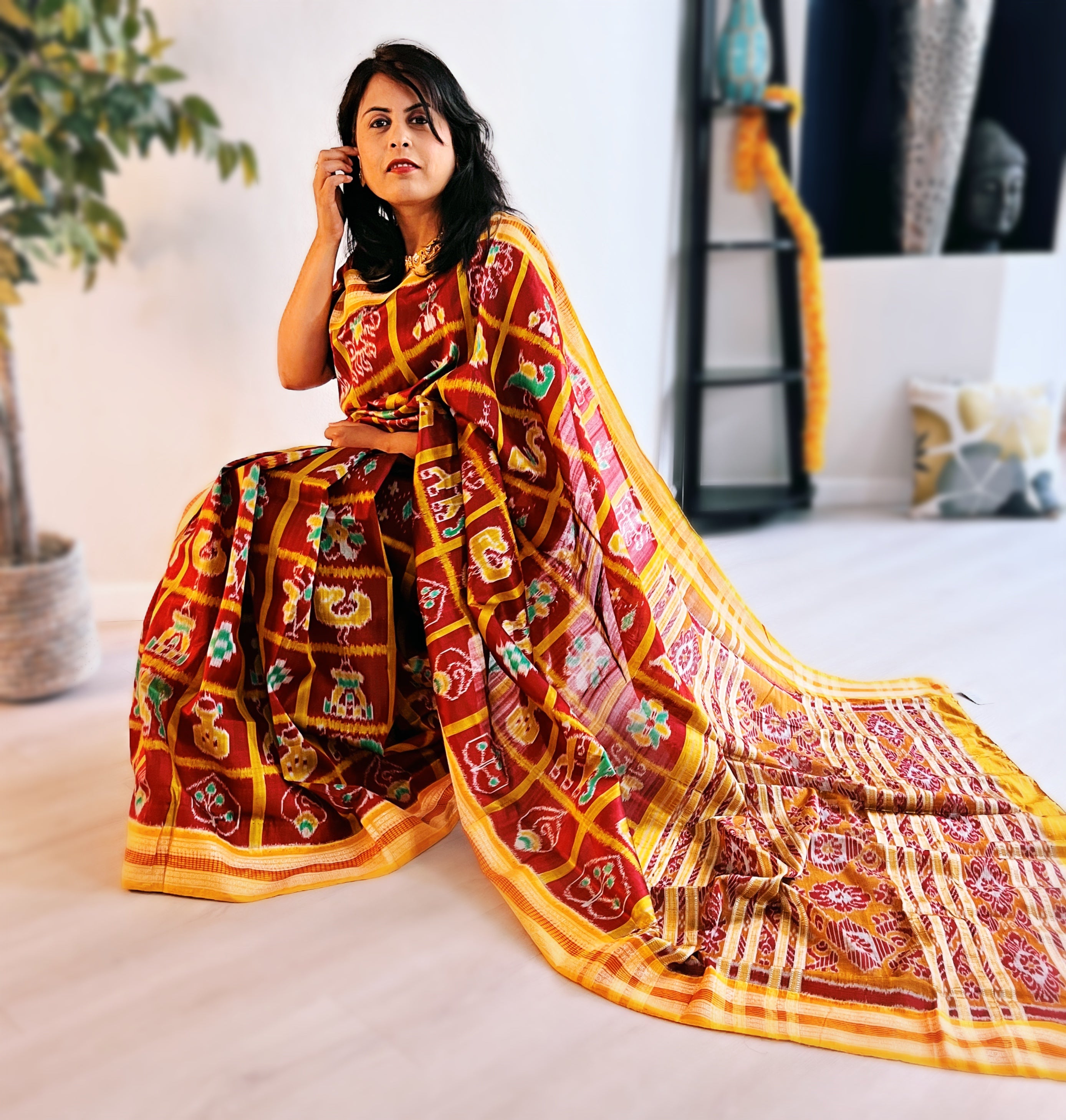 An epic beauty of Odisha: Dolabedi silk saree