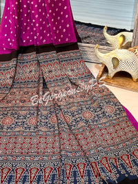 BANDHEJ AJRAK PURPLE