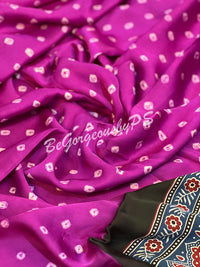 BANDHEJ AJRAK PURPLE