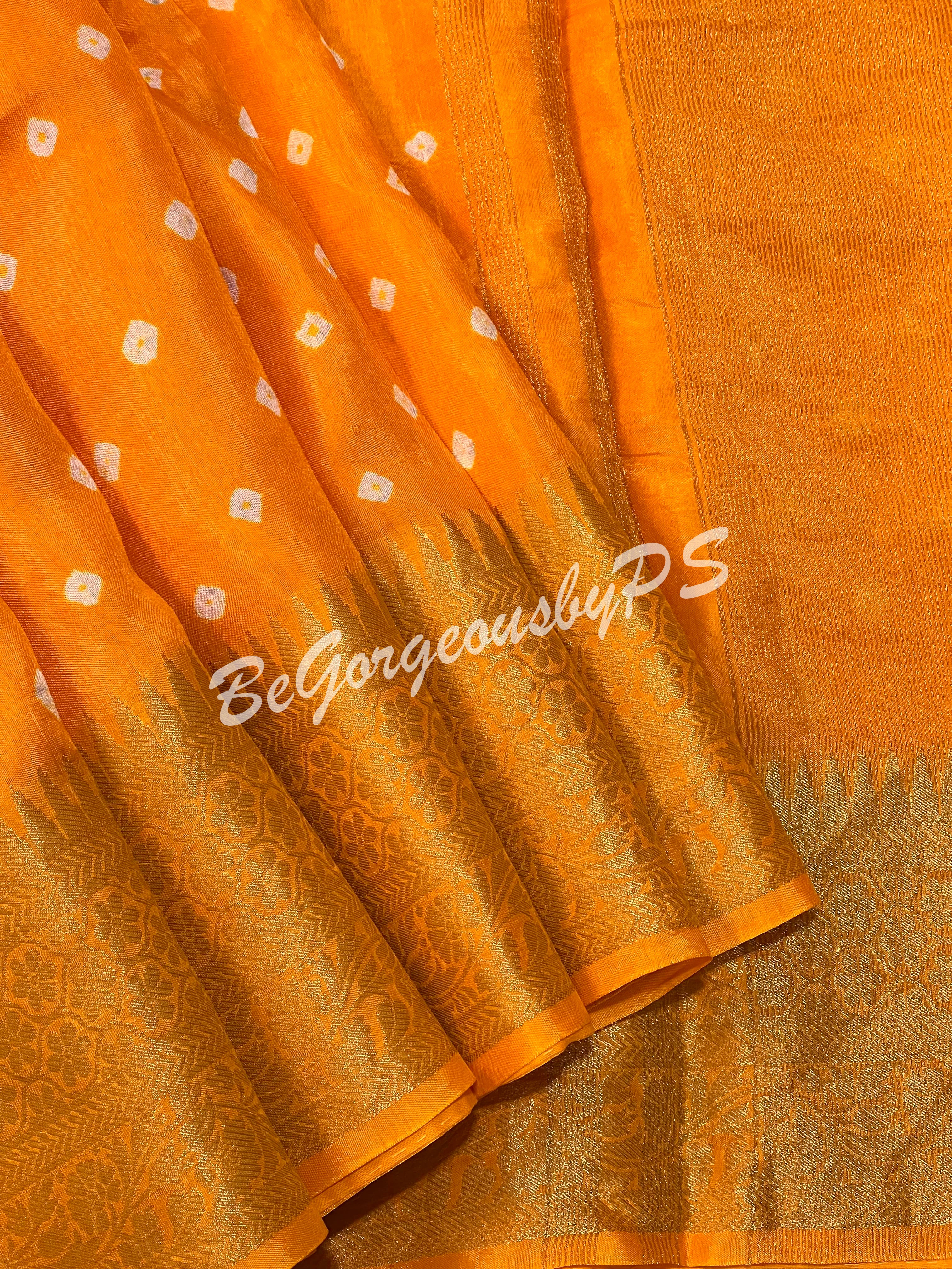 BANDHEJ ZARI YELLOW