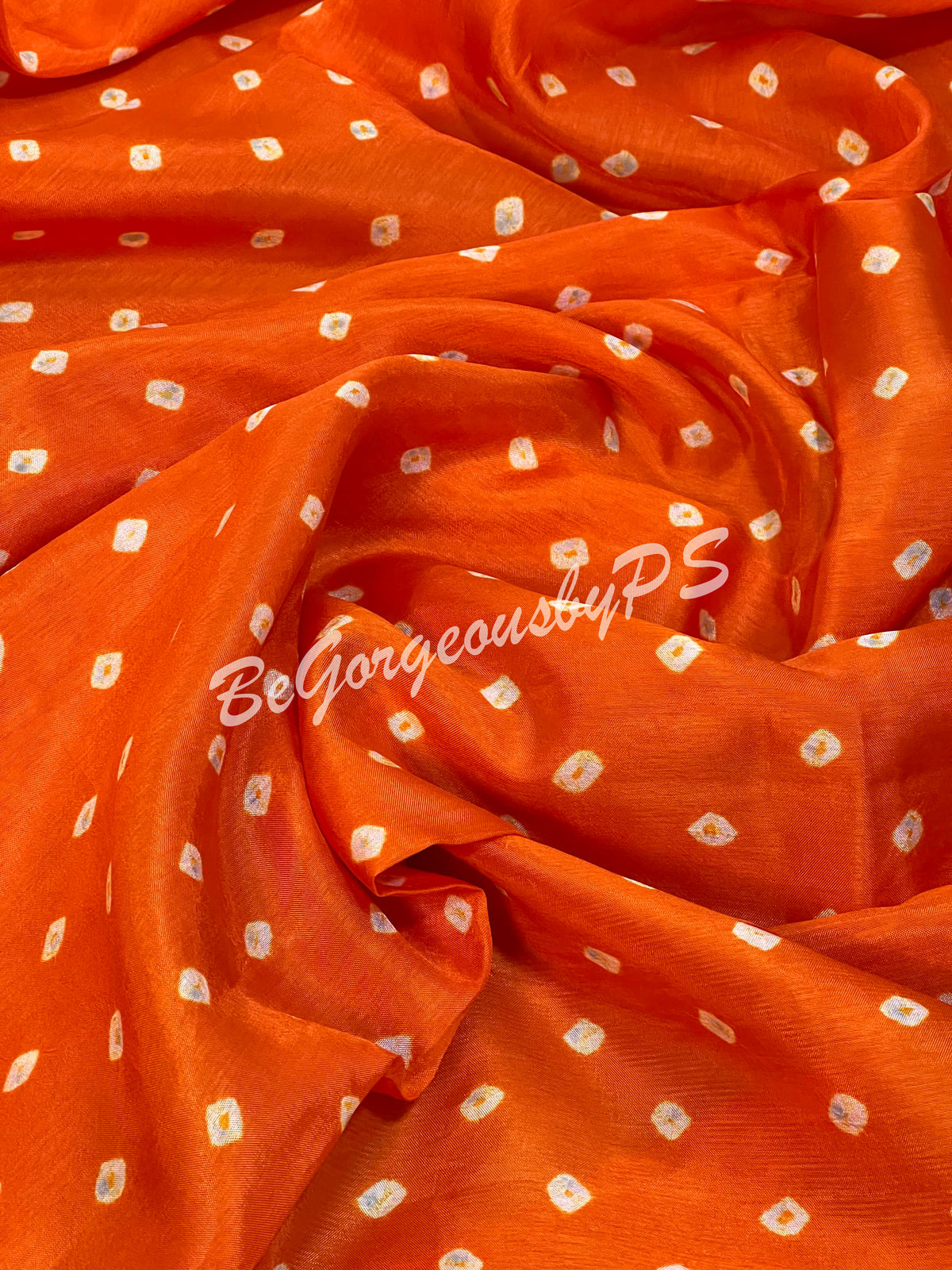 BANDHEJ ZARI ORANGE