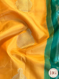 KANJEEVARAM PURE SILK Yellow & Green