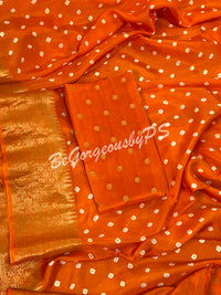 BANDHEJ ZARI ORANGE