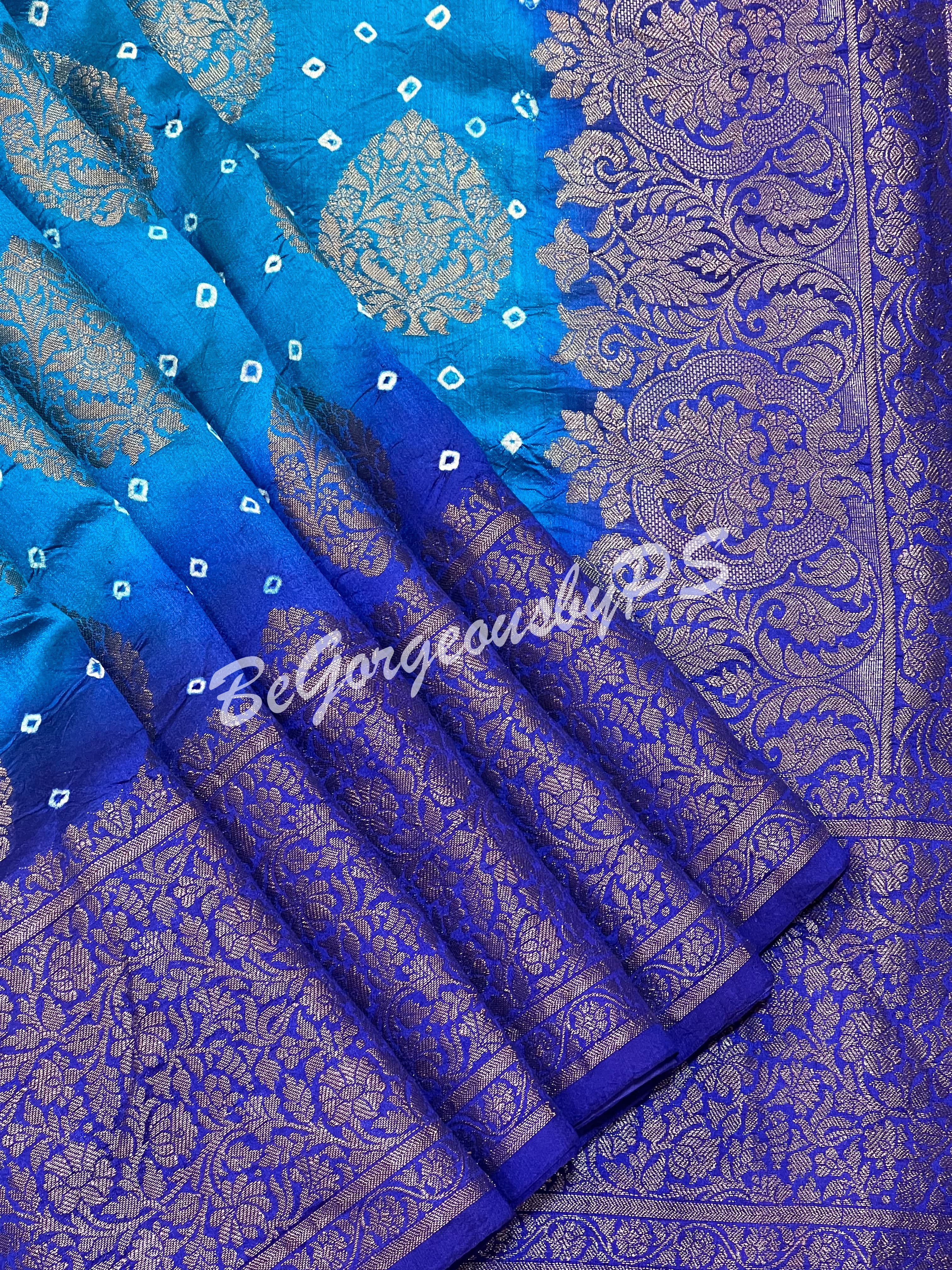 BANDHEJ MUNGA BLUE