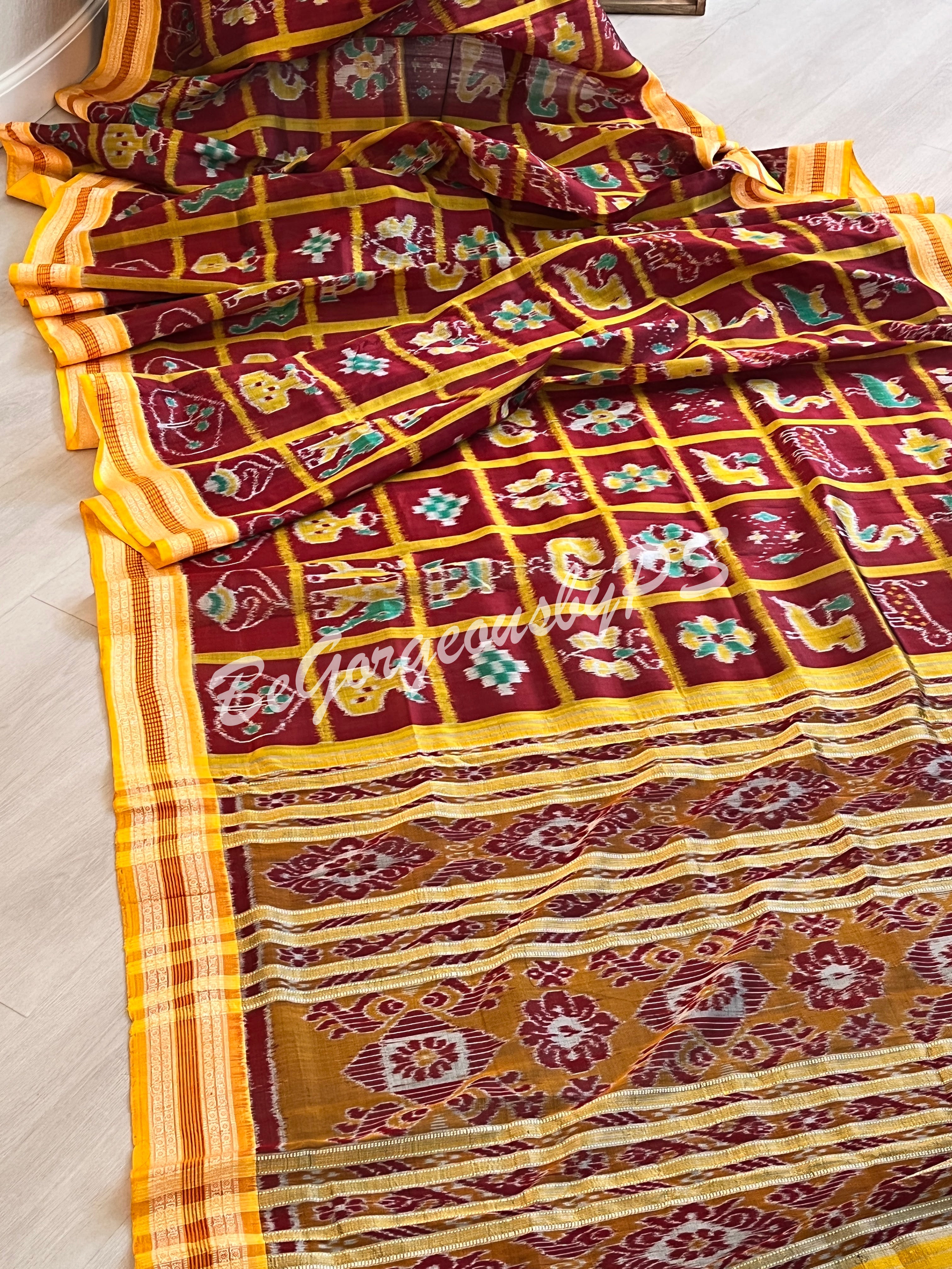 Full pasapalli khadua pure mulberry silk saree – BeGorgeousByPS