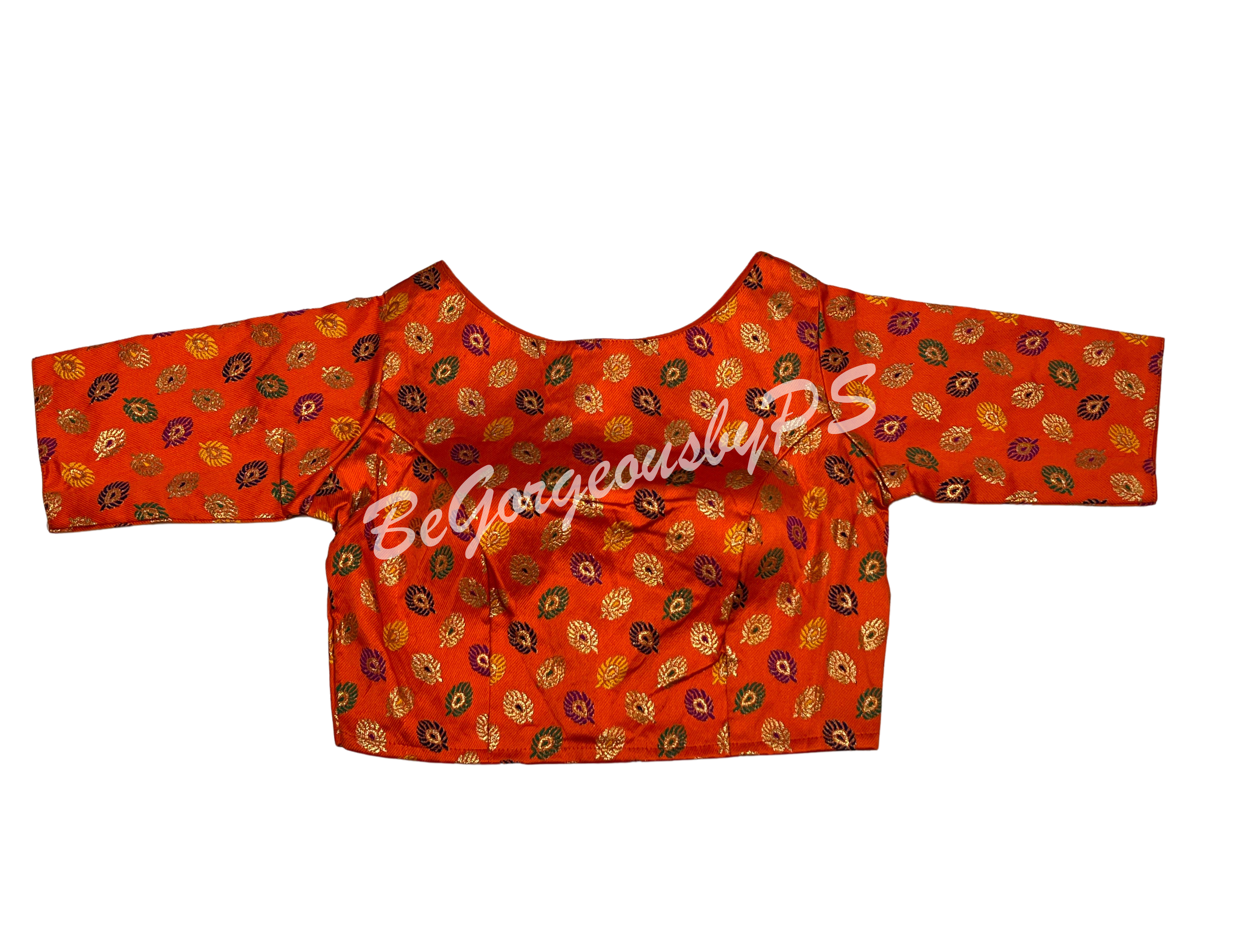 AKSHARA BROCADE ORANGE