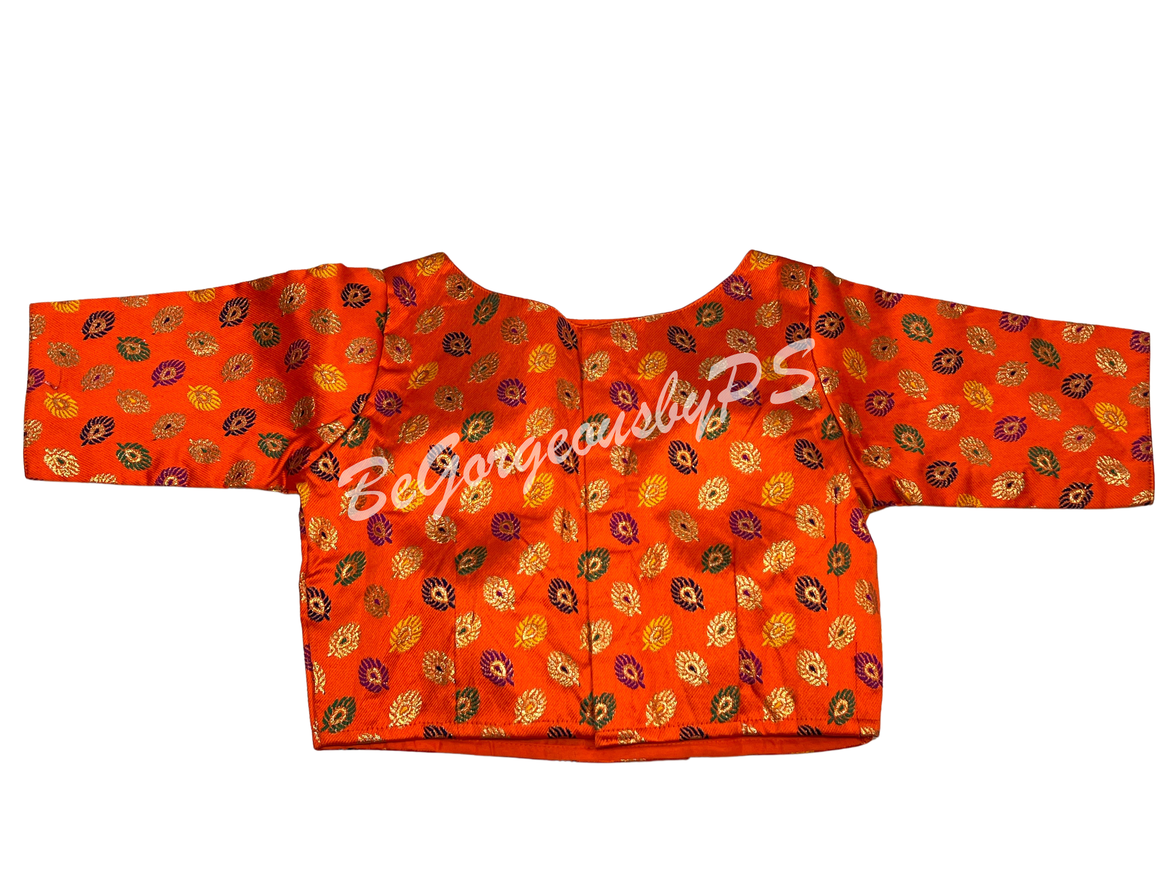 AKSHARA BROCADE ORANGE