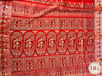 Pure Silk Baluchari Red