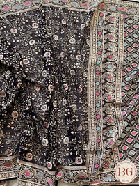 Georgette with multicolor thread work and sequin