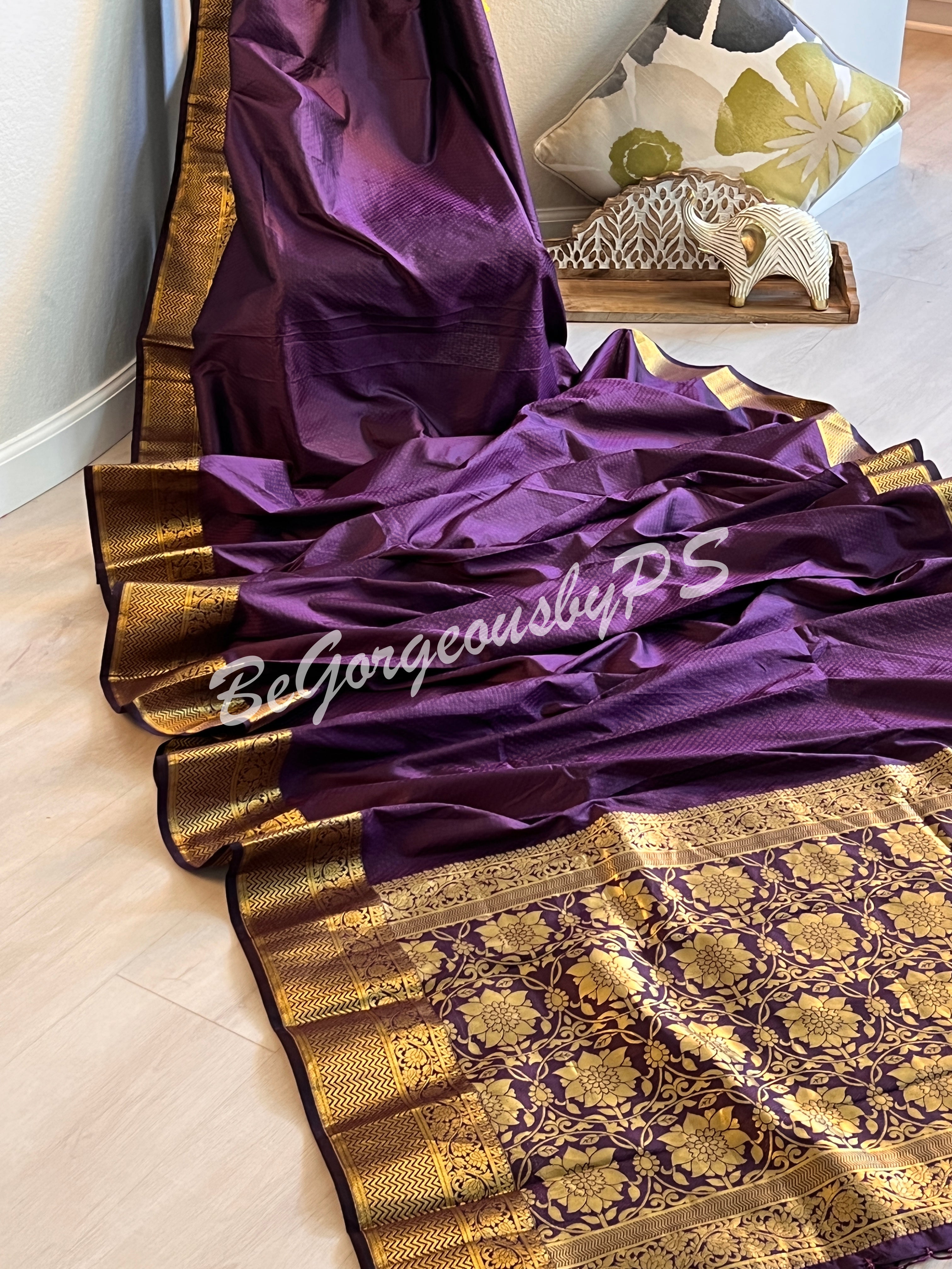 ZARI SILK PURPLE