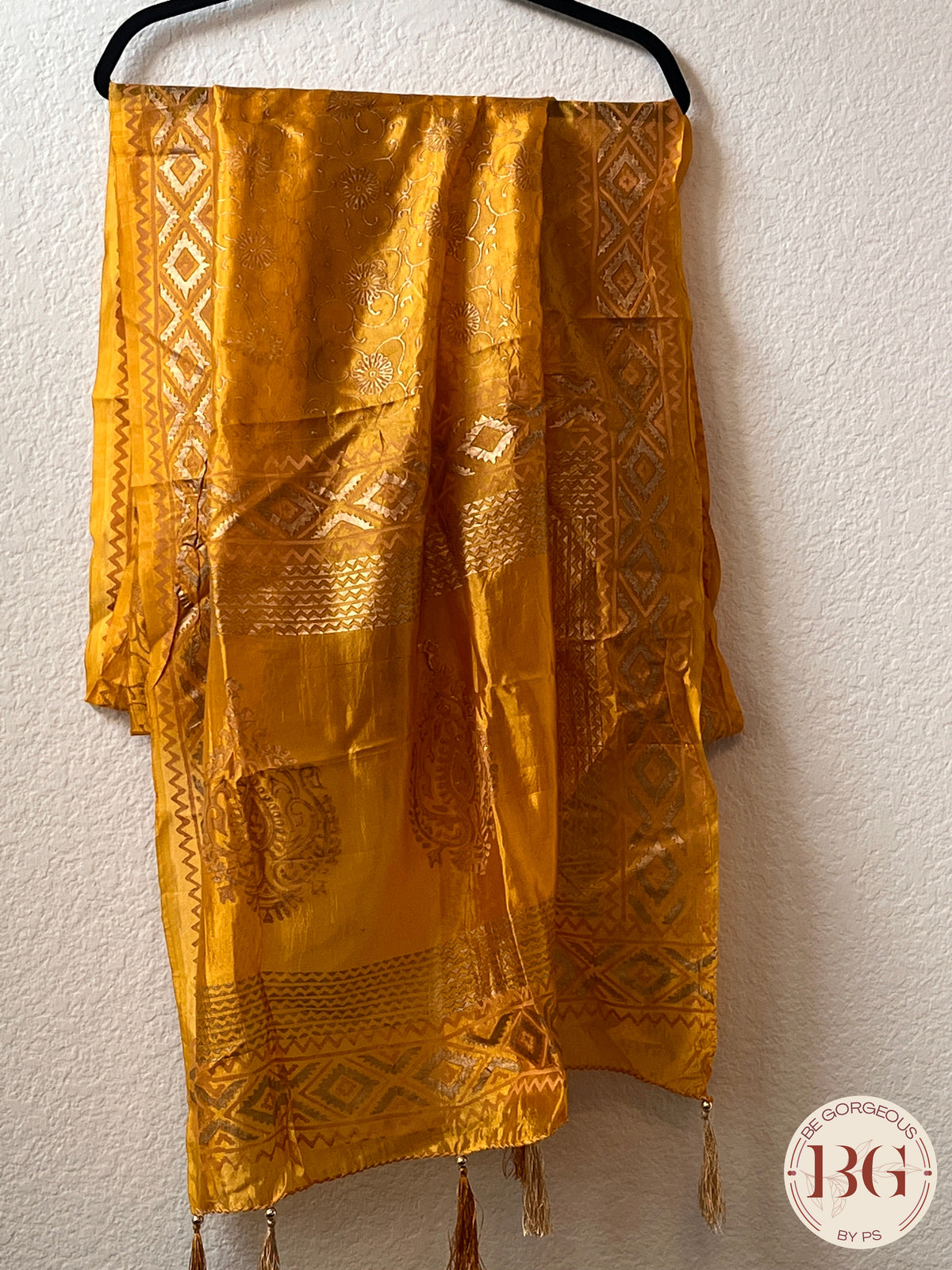 DUPATTA SILK BLOCK PRINT - 12