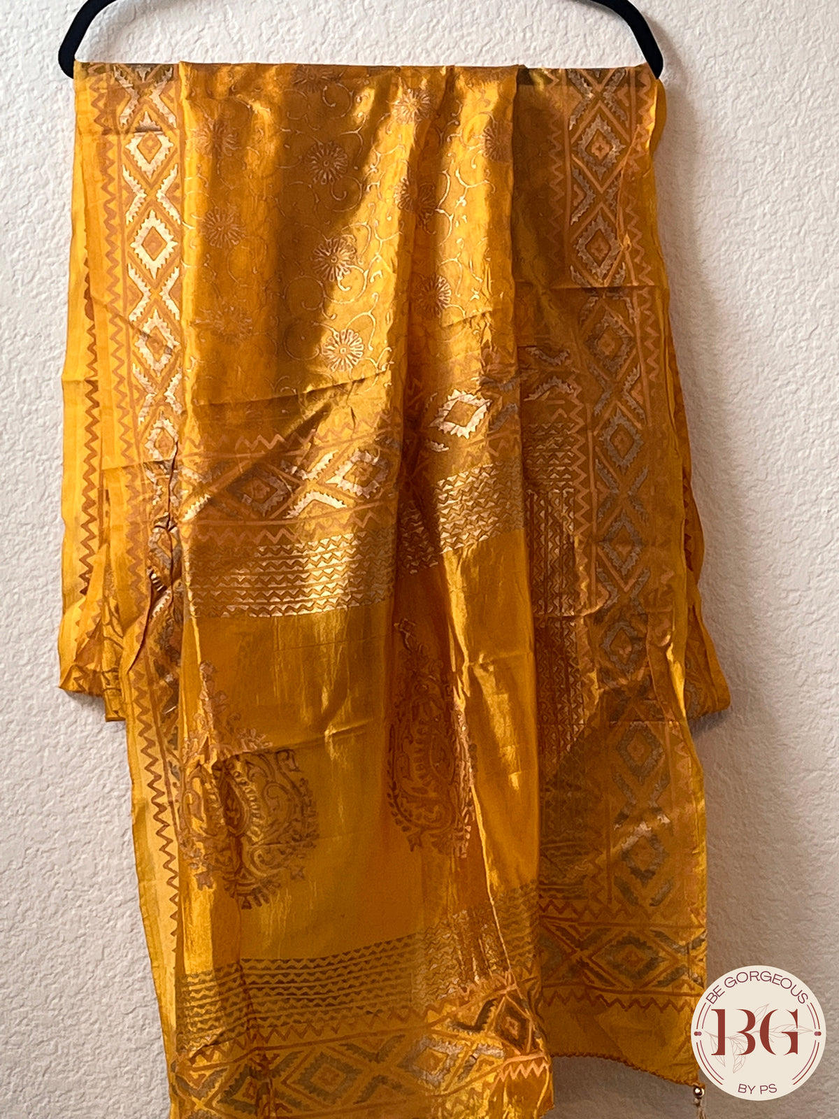 DUPATTA SILK BLOCK PRINT - 12