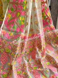 Jamdani Soft Muslin Saree