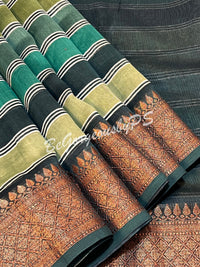 CHANDERI PRINTED GREEN