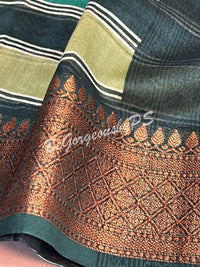 CHANDERI PRINTED GREEN