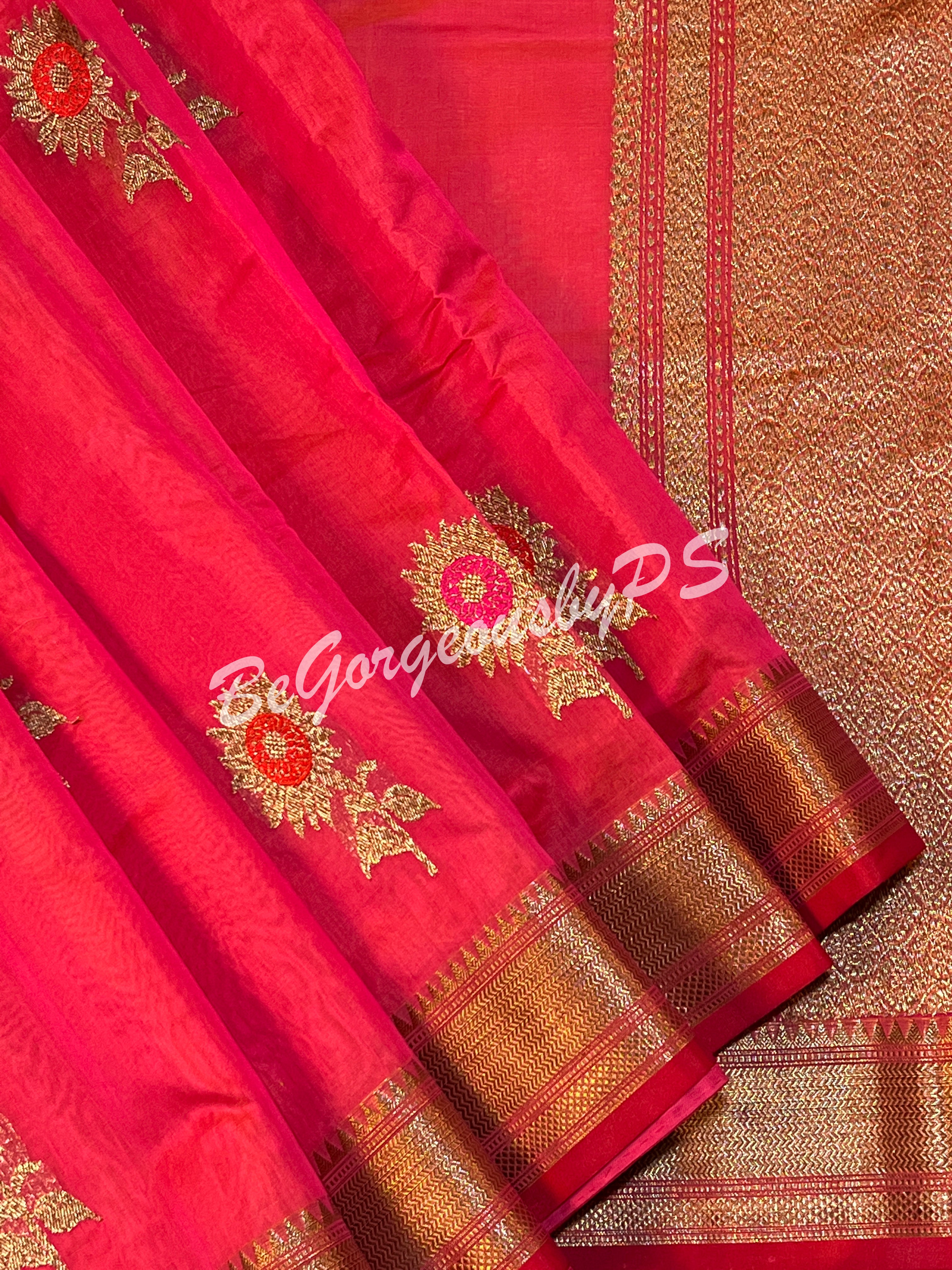 CHANDERI WEAVING PINK