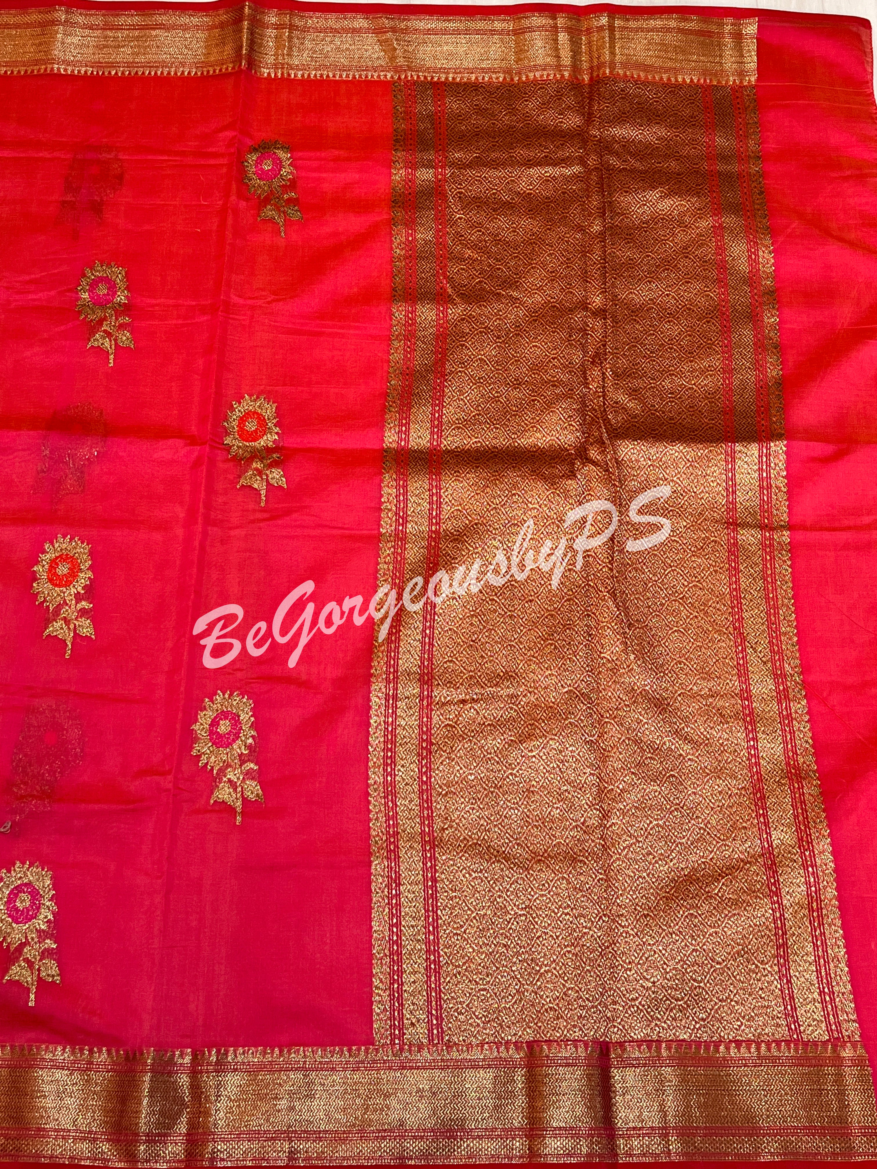 CHANDERI WEAVING PINK