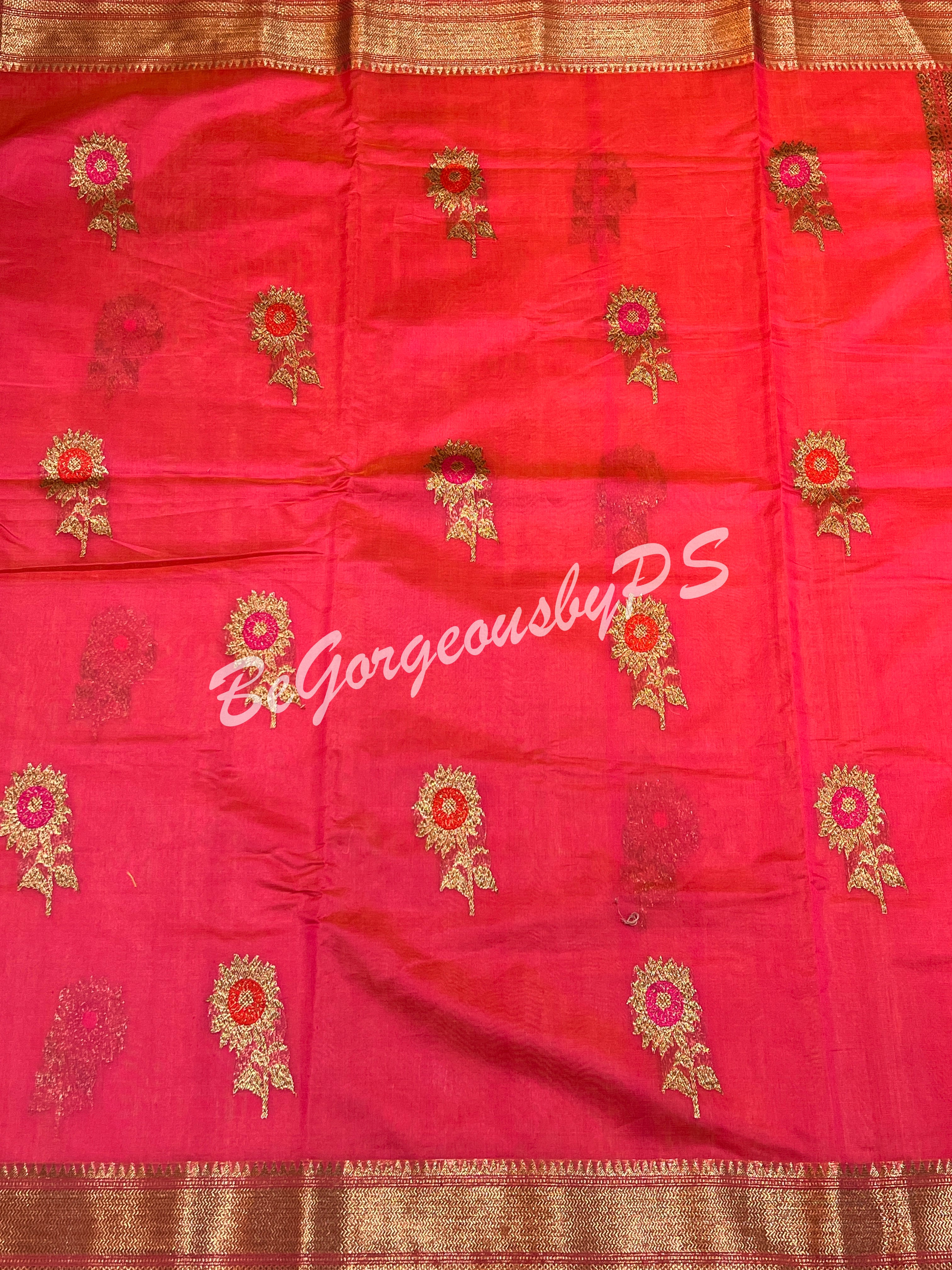 CHANDERI WEAVING PINK