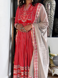 ANARKALI SET AK-105-RED