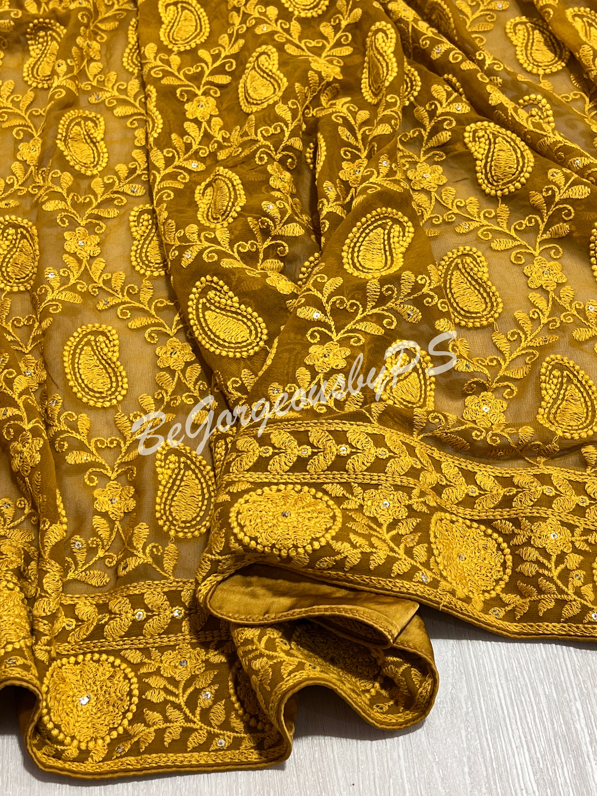 CHIKANKARI AMBIYA MUSTARD