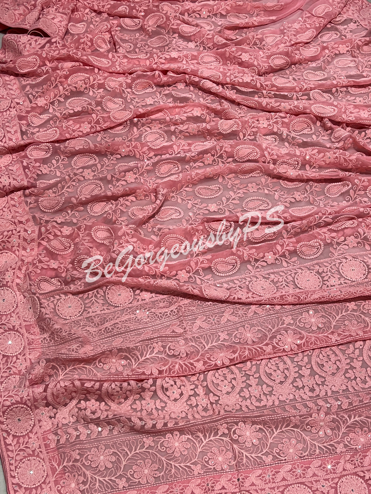 CHIKANKARI AMBIYA PINK