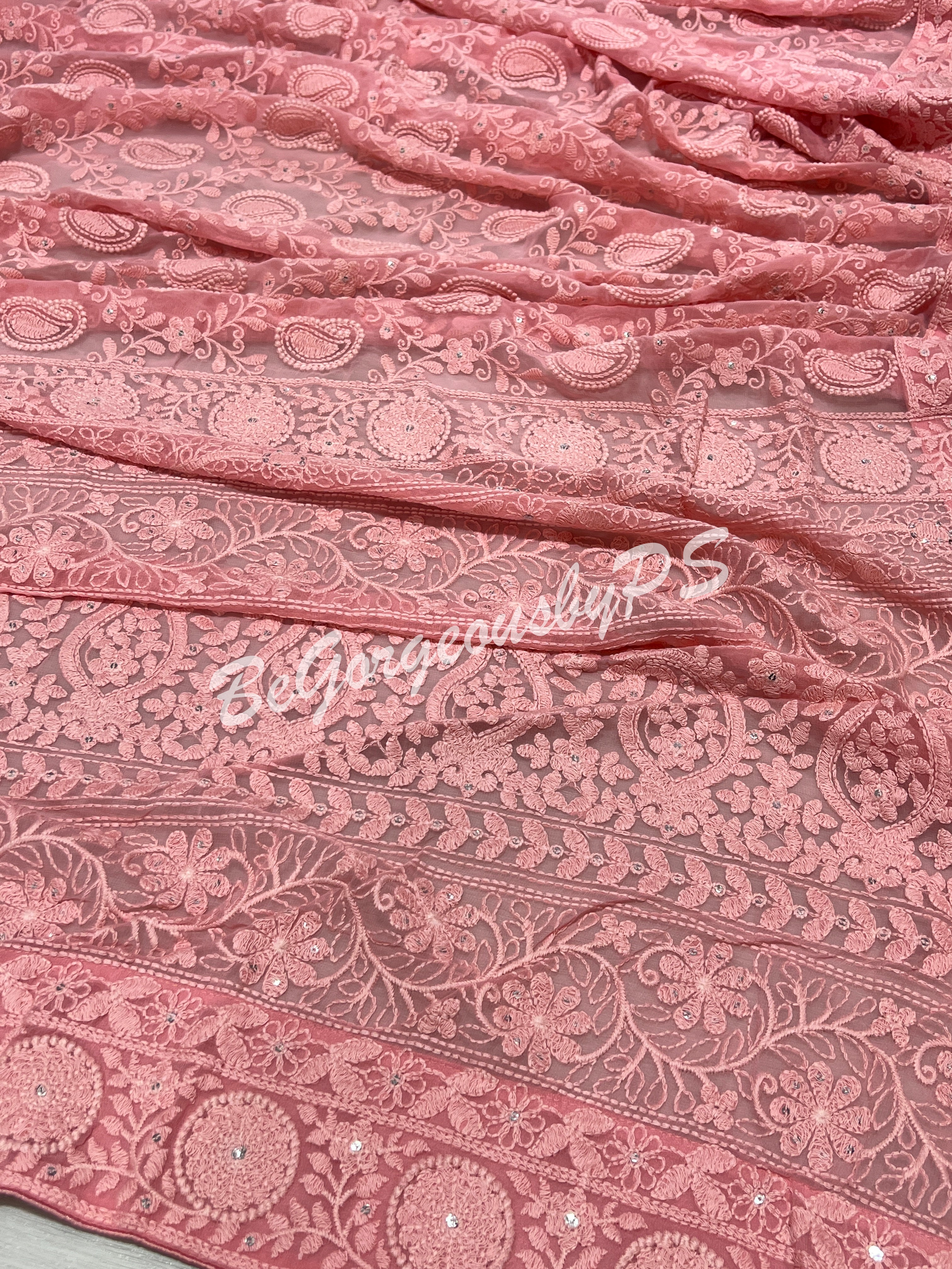 CHIKANKARI AMBIYA PINK