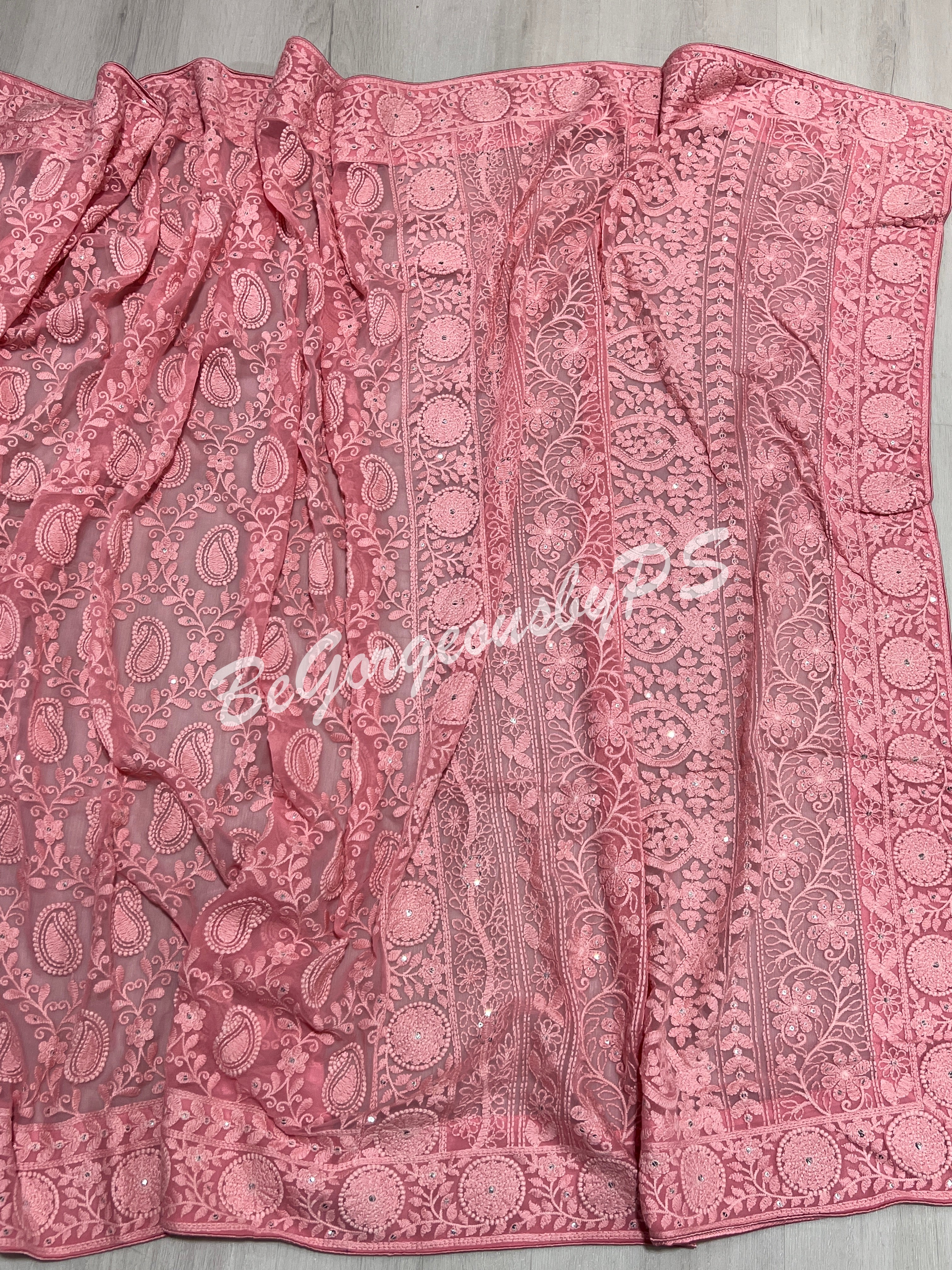 CHIKANKARI AMBIYA PINK