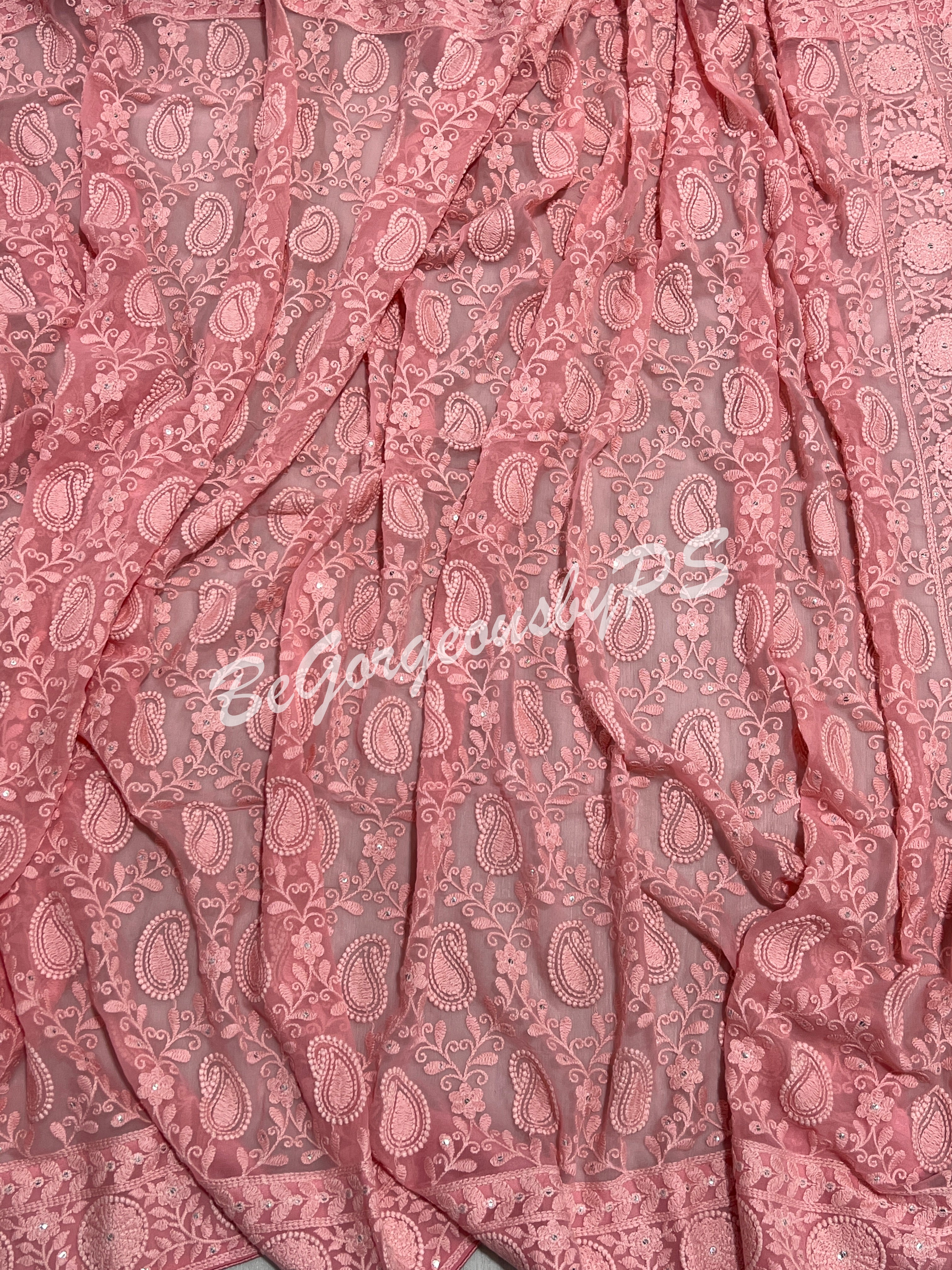 CHIKANKARI AMBIYA PINK