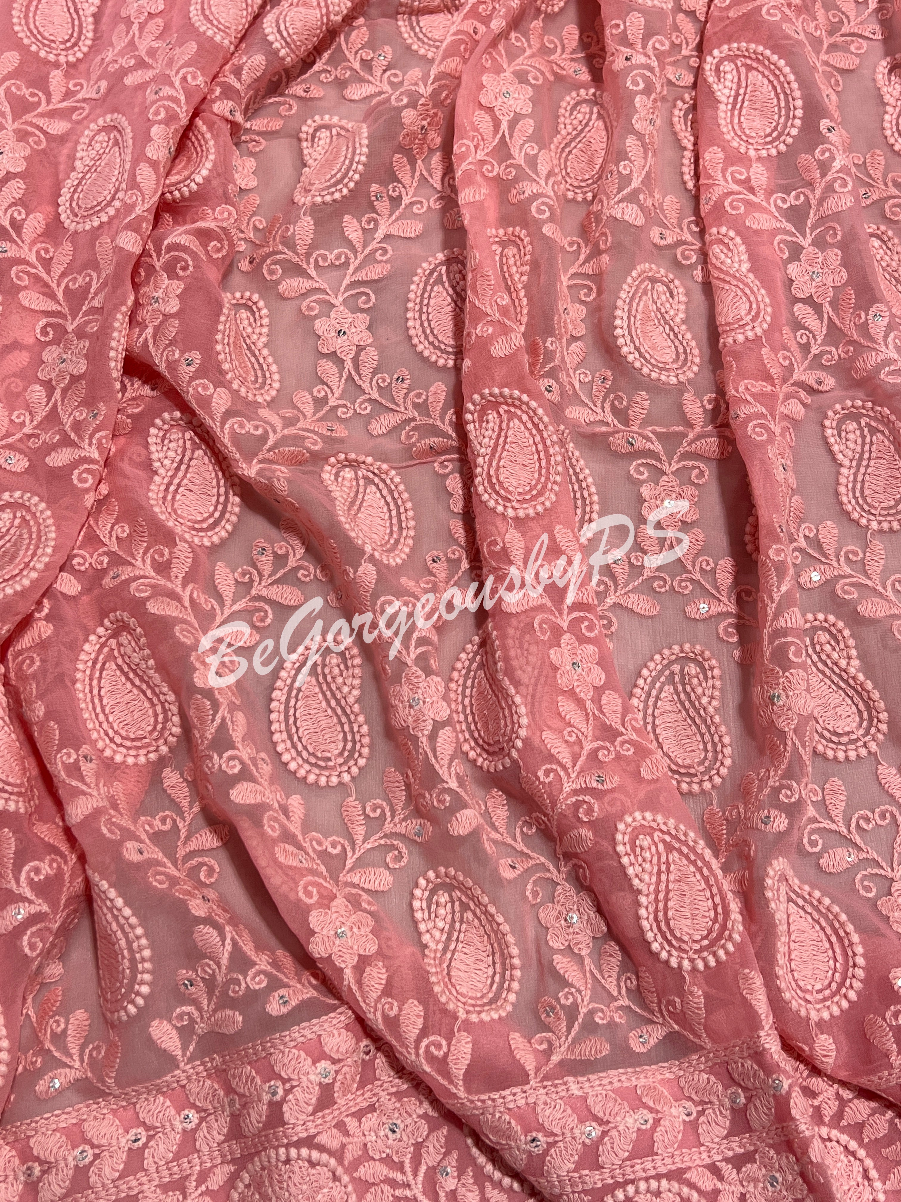 CHIKANKARI AMBIYA PINK