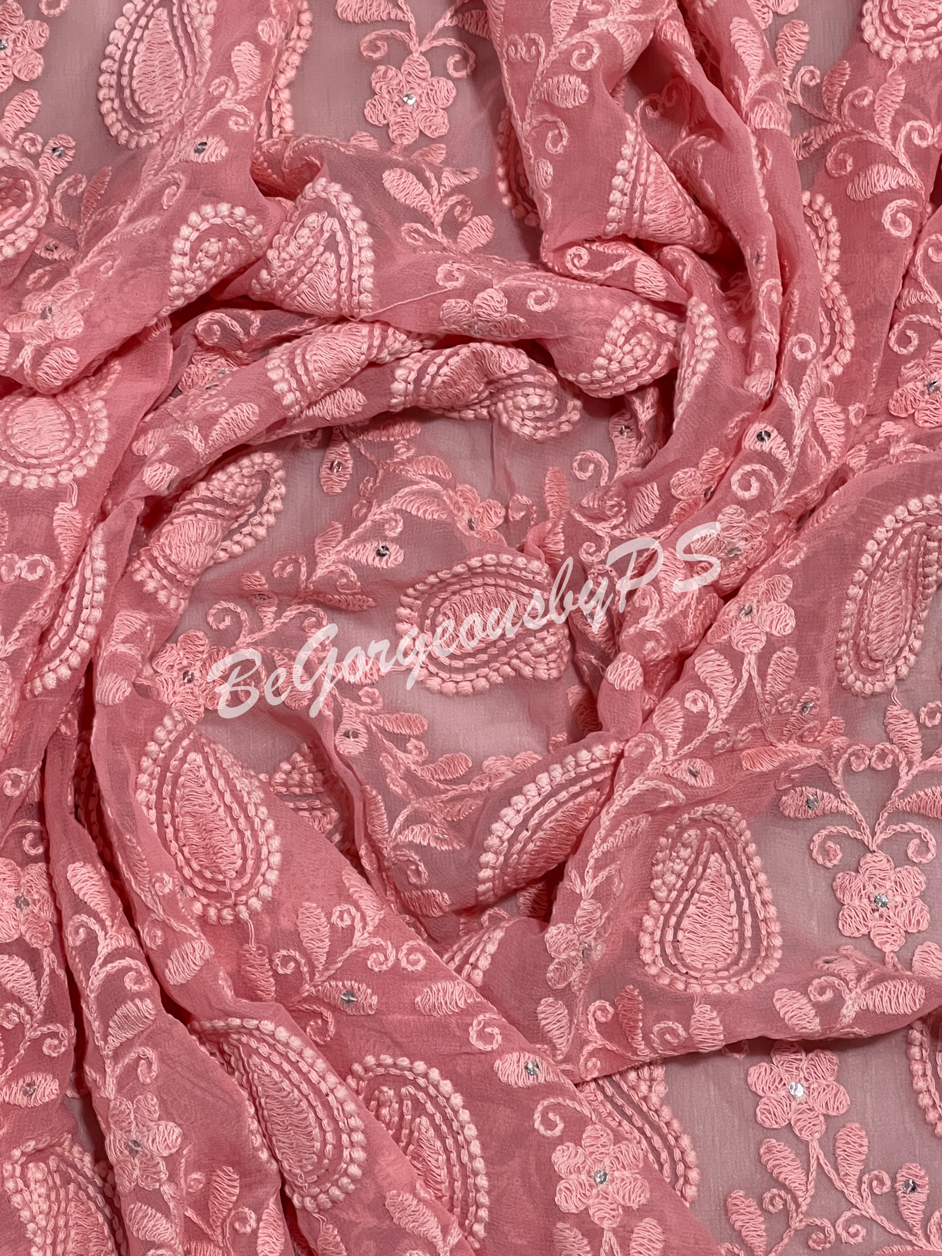 CHIKANKARI AMBIYA PINK