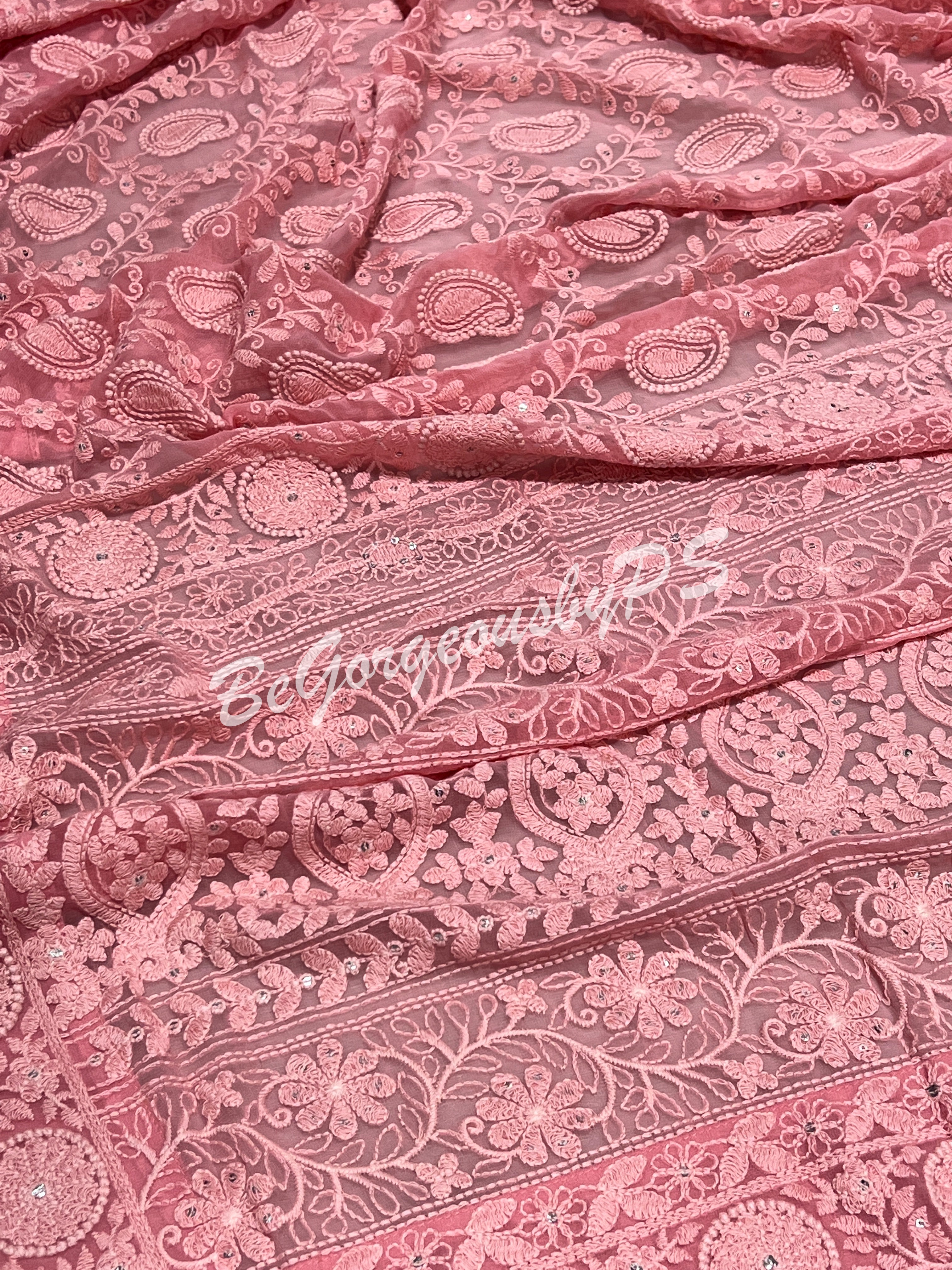 CHIKANKARI AMBIYA PINK