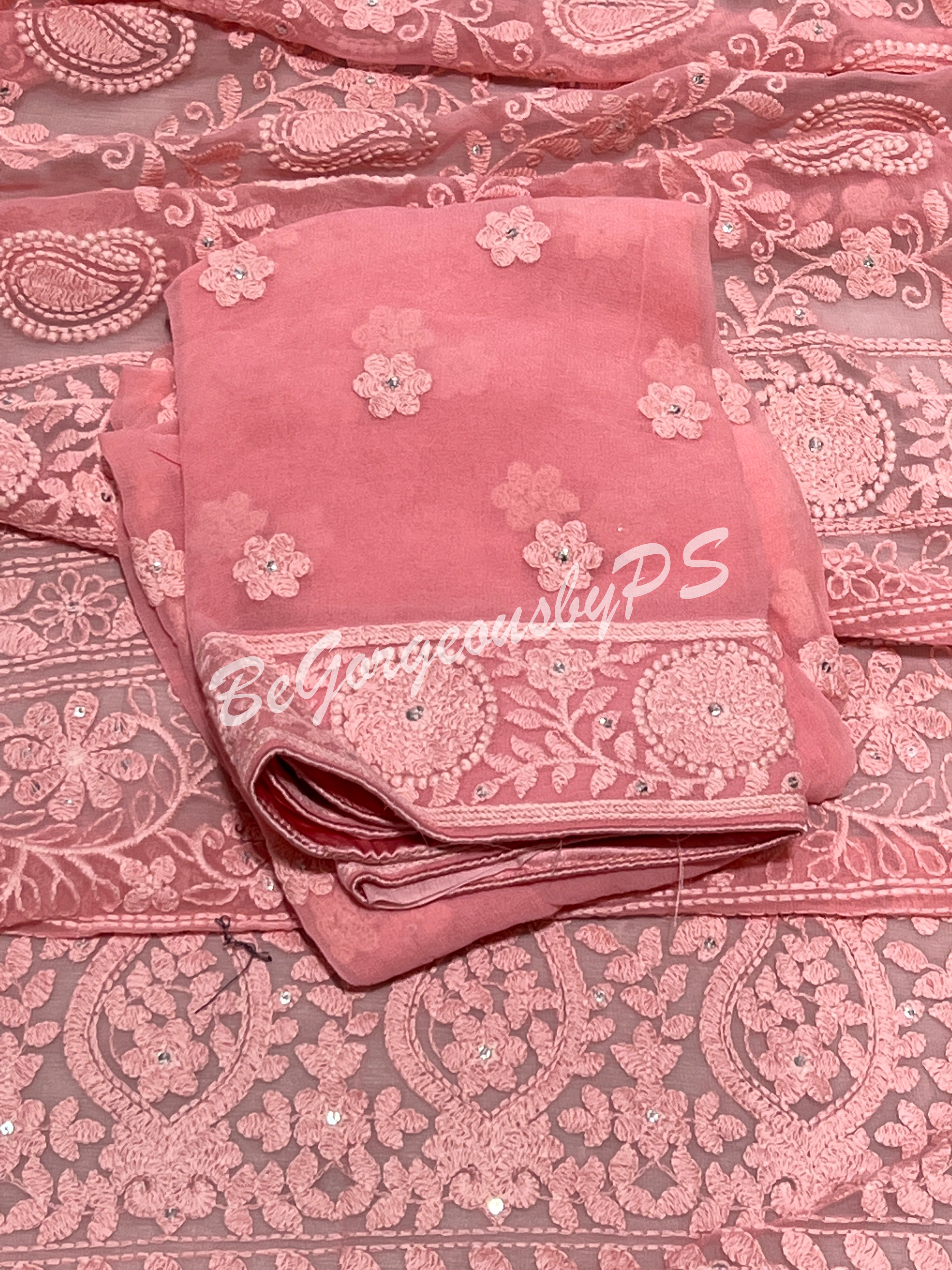 CHIKANKARI AMBIYA PINK