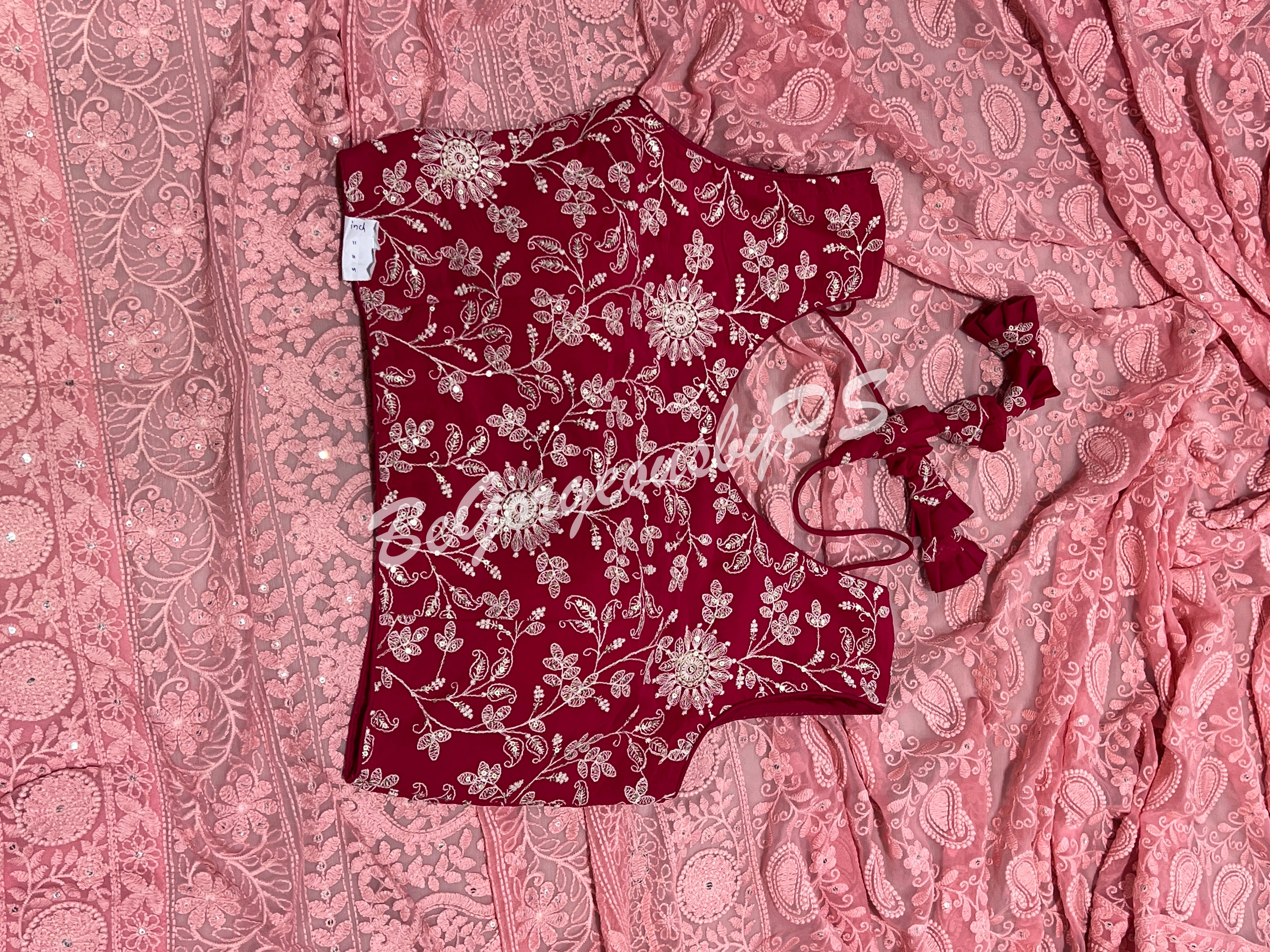 CHIKANKARI AMBIYA PINK