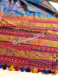 Lambani Embroidery on Khaddi