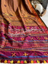 Lambani Embroidery on Khaddi