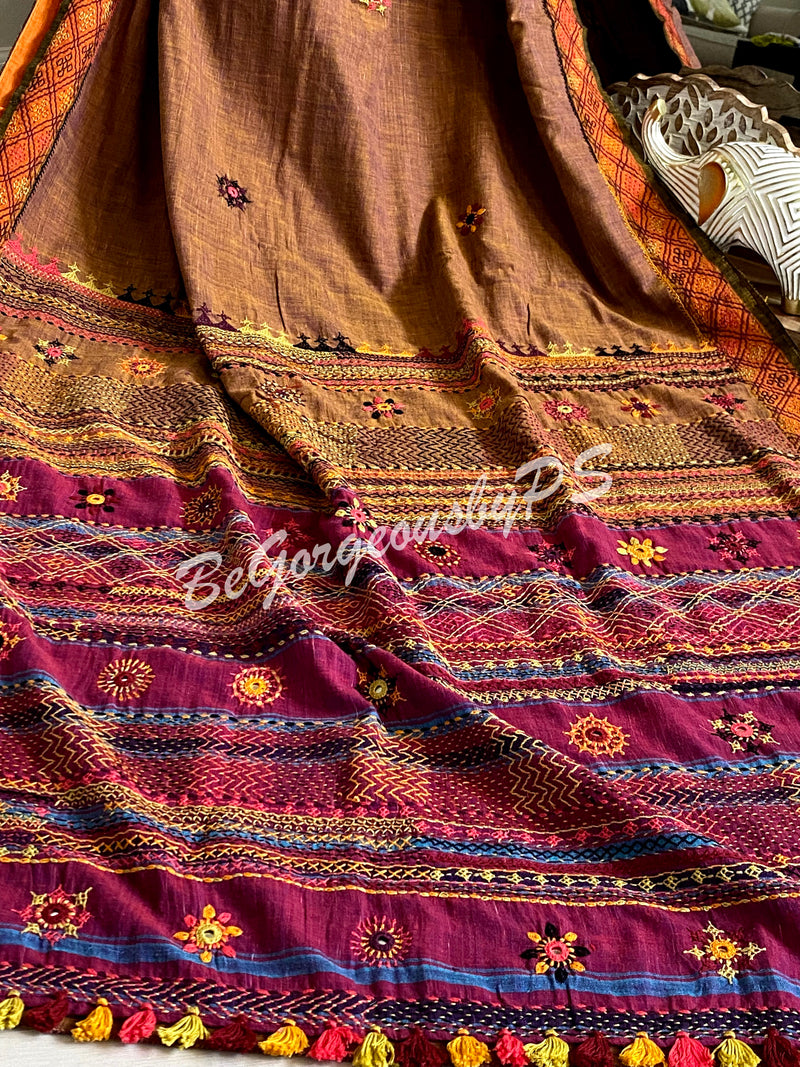 Lambani Embroidery on Khaddi