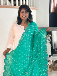 DUPATTA BANDHANI CUTWORK - 28