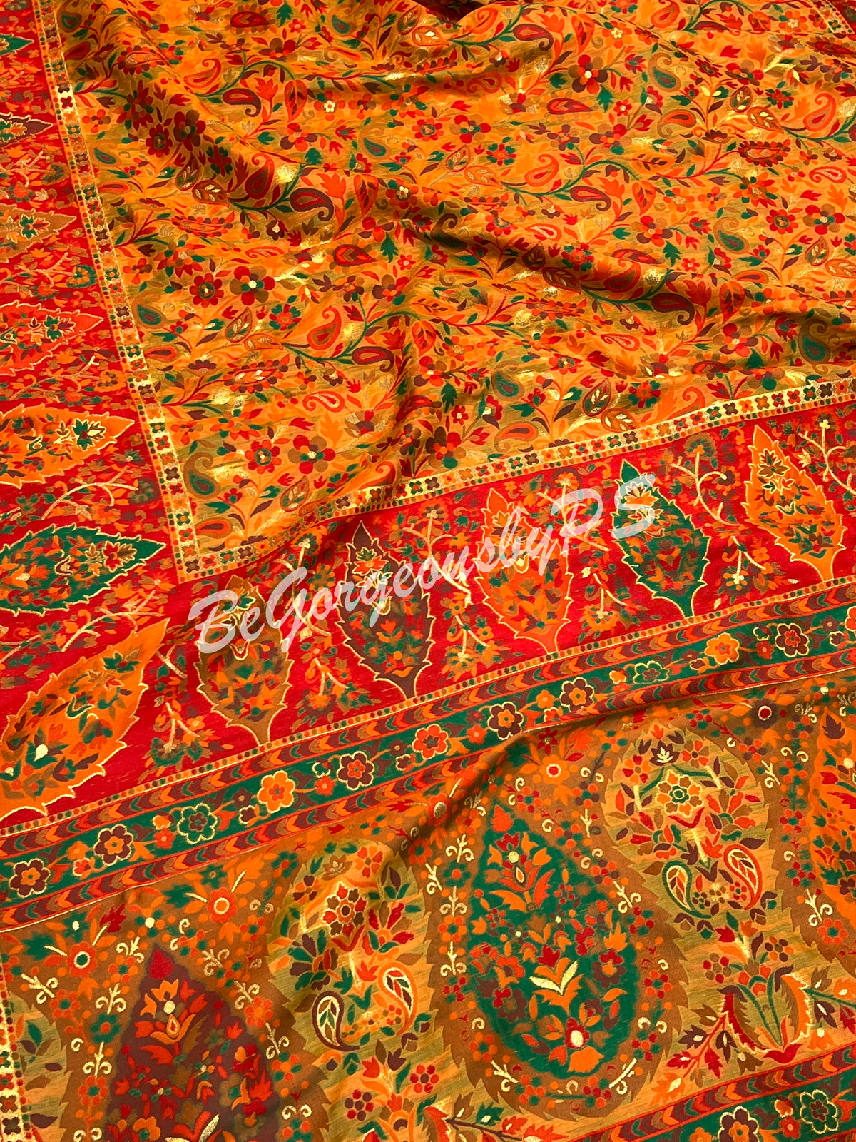 KASHMIRI KANI YELLOW SA-KAS-KAN-YE105