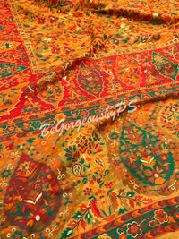 KASHMIRI KANI YELLOW SA-KAS-KAN-YE105