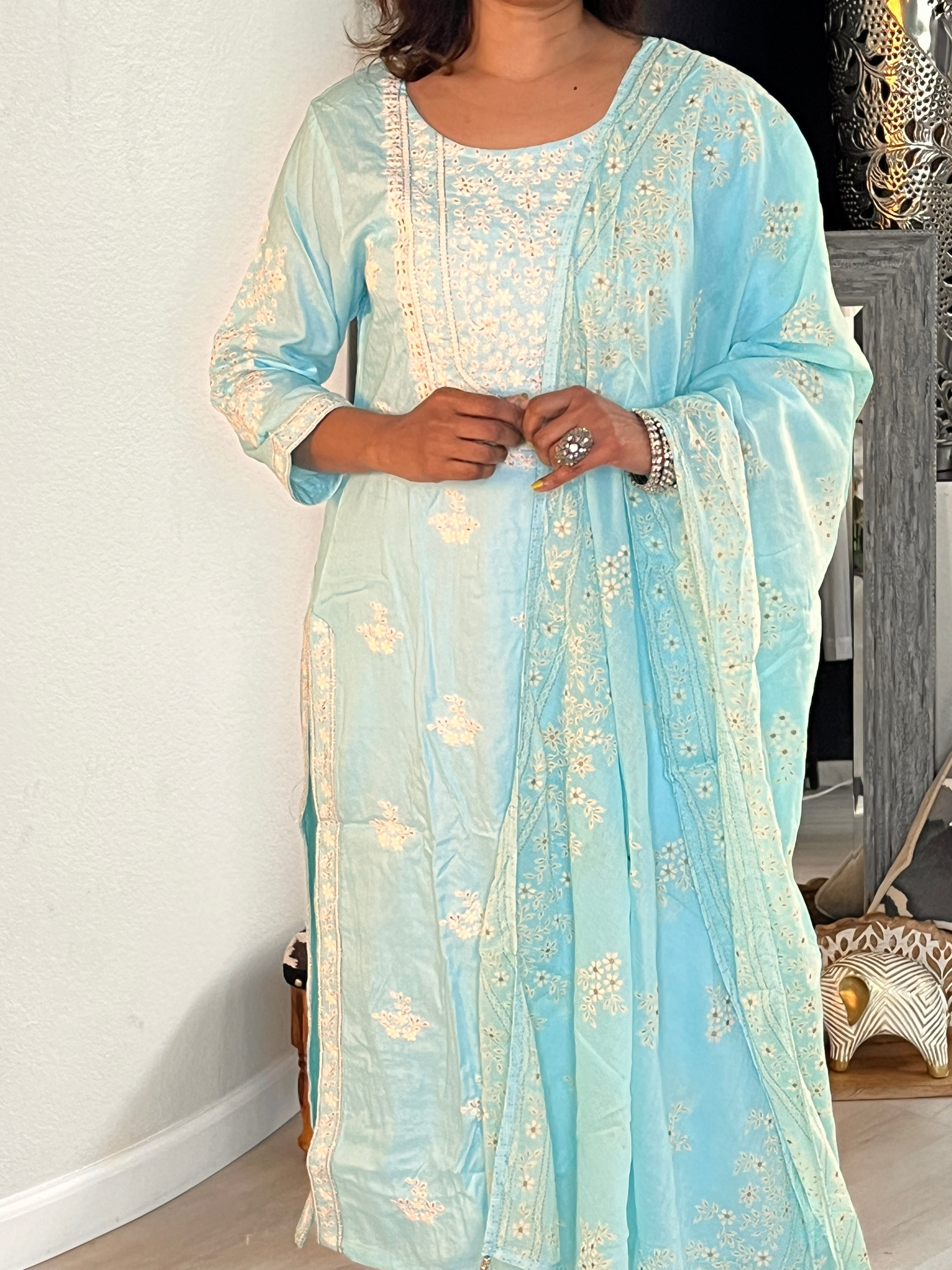 DUPATTA SET DU-344-BLU