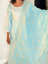 DUPATTA SET DU-344-BLU